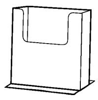 Countertop Literature Holder model CH661