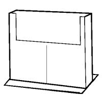 Countertop Literature Holder model CH681