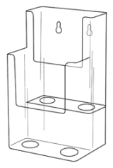 Countertop 2 Pocket Literature Holder model CH702