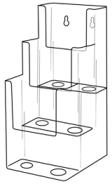 Multiple Pocket Literature Holder model CH803