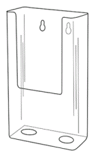 Wallmount Literature Holder model WH700