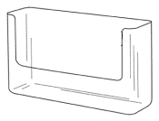 Wallmount Literature Holder model WH820