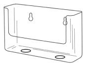 Add-on Card Holders for BB2C Clear Acrylic Ballot Box