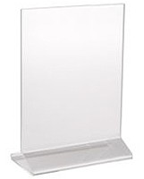 Top Loading Display Frames in Acrylic, Plexiglas, Plexiglass, Lucite, Plastic