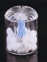 AG-B20 Acrylic Cotton Ball & Swab Holder
