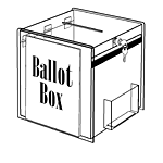 BB12C, BB12W, BBHD-12 Plexiglas, Acrylic, Lucite and Plastic Locking Ballot Box, Comment Box or Suggestion Box