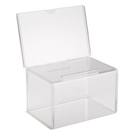 BB1-NL, Plexiglas, Acrylic, Lucite, and Plastic Ballot Box, Comment Box or Suggestion Box