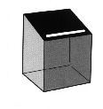 BBS Plexiglas, Acrylic, Lucite and Plastic Ballot Box, Comment Box or Suggestion Box