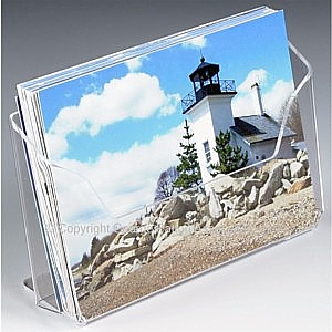 Clear Acrylic Countertop Postcard Holder Model CH64PC