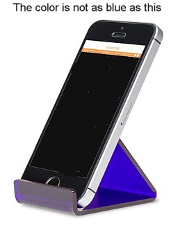 CPE6-PP Cellphone Easel Made from Purple Acrylic, Lucite, or Plexi