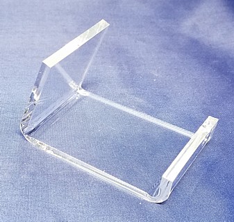 CPE6 Cellphone Easel Made from Clear Plexiglas, Plexiglass, or Plastic