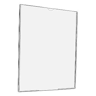 Clear Enclosed Wallmount Sign Holder Display Frames in Styrene, Acrylic, Plexiglas, Plexiglass, Lucite, Plastic