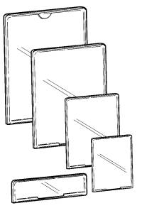 Magnetic Frames in Acrylic, Plexiglas, Plexiglass, Lucite, Plastic