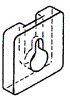 AD-Key KeyHole attachment for Plexiglas, acrylic and plastic frames, brochure holders, displays and custom displays