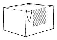 MP4 Plastic Memo Pad Holder, Scratch Pad Holder, Memopad, Acrylic, plexi, plexiglass, plexiglas, lucite