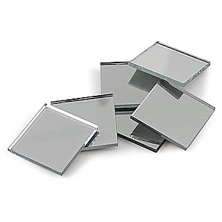 Mirrored Acrylic Square Blocks Made from Plexiglas, Plexiglass or Lucite Plastic