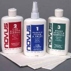 Novus Plastic Polish, Cleaner and Scratch Remover for Plexiglas, acrylic, Lucite and plastic