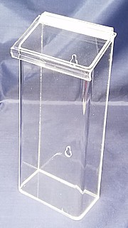 Clear Acrylic Outdoor Literature Holder model OBH10 For Tri-Fold Brochures or Pamphlets