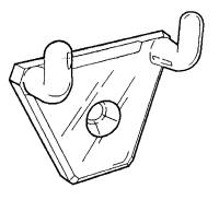 AD-Peg Pegboard attachment for Plexiglas, acrylic and plastic frames, brochure holders, displays and custom displays