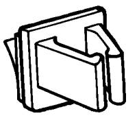 AD-Pen Pen Clip, Pen Holder attachment for Plexiglas, acrylic and plastic frames, brochure holders, displays and custom displays