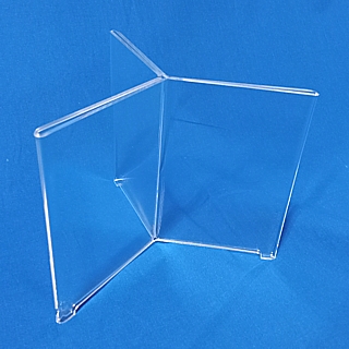 Propeller Style 6 Panel Photo Display Frames in Acrylic, Plexiglas, Plexiglass, Lucite, Plastic