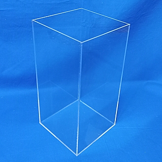 Clear Acrylic Tall Cubes, Bins and Boxes in Plexiglas, Plexiglass, lucite and plastic