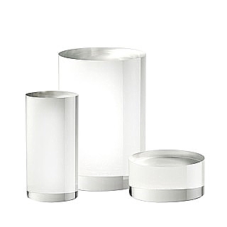 Clear Solid Acrylic Cylinders or Columns