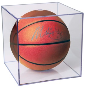 Clear Acrylic Basketball Display Case For Displaying Sports Memorabilia or Autographed Basketballs