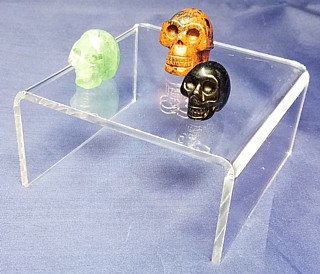 Clear Acrylic 3/16 Thick Short Square U Risers