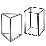Tri-Panel and Quad-Panel Photo Frames in Acrylic, Plexiglas, Plexiglass, Lucite, Plastic