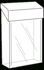 Outdoor Acrylic and Plastic Vertical Business Card Holders, plexi, plexiglass, plexiglas, lucite for Real Estate