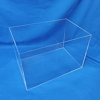Clear Acrylic Wide Cubes. Bins and Boxes in Plexiglas, Plexiglass, lucite and plastic