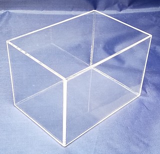 Wide Rectangular Acrylic Cubes and Boxes, Plexiglas, Plexiglass, lucite  and plastic