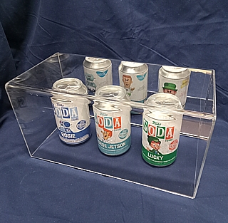 WB510-M Clear Acrylic Box with Mirroed Back in Plexiglas, Plexiglass, lucite and plastic