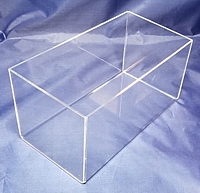 Clear Wide Acrylic 5-Sided Cubes