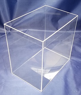 Clear Acrylic Cubes and Boxes in Plexiglas, Plexiglass, lucite and plastic