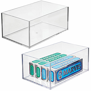 Clear Molded Rigid Styrene Boxes and Bins