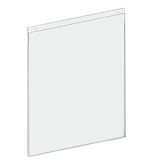 Wallmount Sign Holder Display Frames with Holes in Acrylic, Plexiglas, Plexiglass, Lucite, Plastic