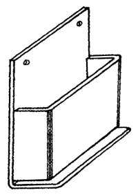 Clear Acrylic Wallmount Literature Holder model WHA-11 For Magazine, Brochures or Pamphlets