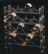 AG-K22 Acrylic Stackable Modular Wine Rack