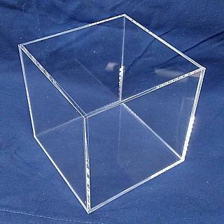 Acrylic 5 Sided Cube 6 W x 6 D x 6H