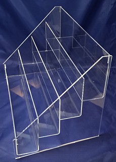 ACD19 4-tier acrylic display rack shelf