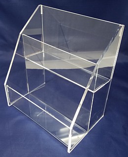 ACD26 2-tier acrylic display rack shelf