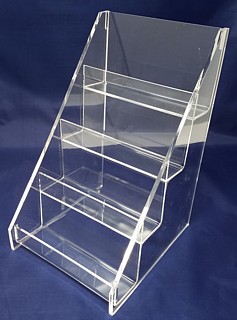 ACD47 4-tier acrylic display rack shelf