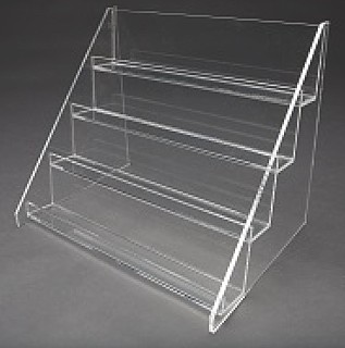 ACD48 4-tier acrylic display rack shelf