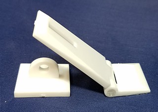 White Acrylic Hasp