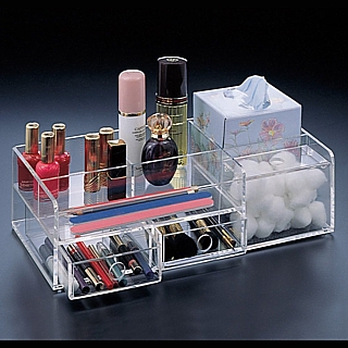 AG-M15 Clear Acrylic Cosmetics Organizer with Drawers