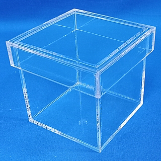 Clear Acrylic Box with Removable Shoebox Type Lid