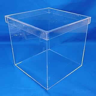 Clear Acrylic Box with Removable Shoebox Type Lid