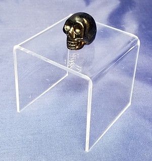 Clear 1/8 Inch Acrylic Square U Risers and Plexi Pedestals